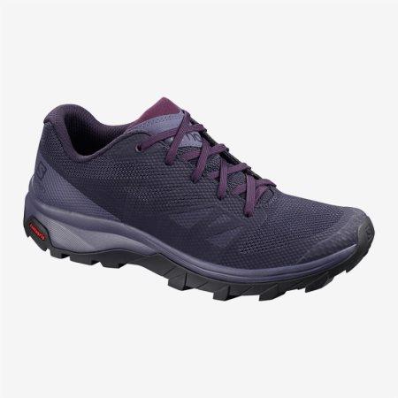 Salomon OUTline W Womens Hiking Shoes Lavender UK QAWI
